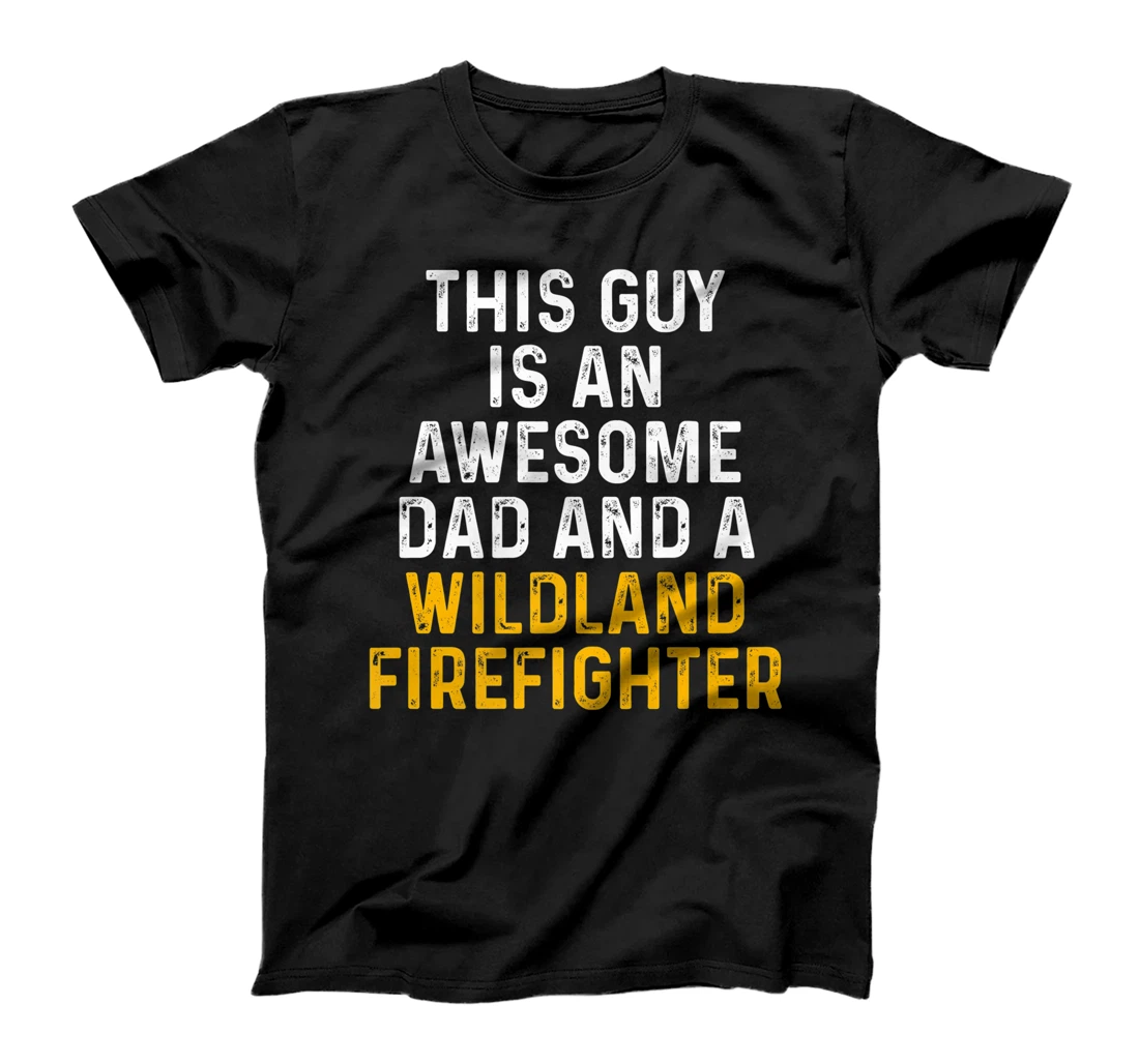 Wildland Firefighter Firefighting Fireman Premium T-Shirt