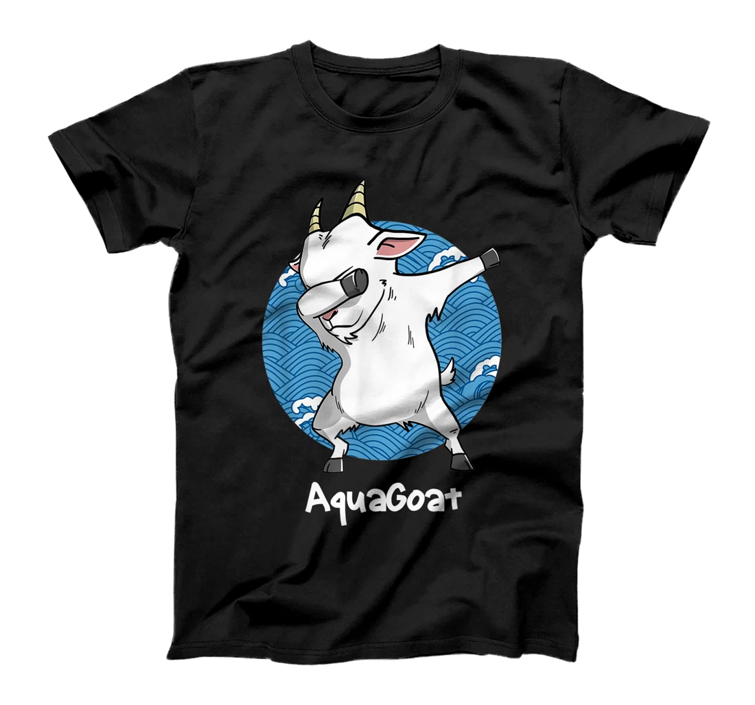 Aquagoat Aqua Goat Coin Crypto Cryptocurrency - Dabbing Goat T-Shirt