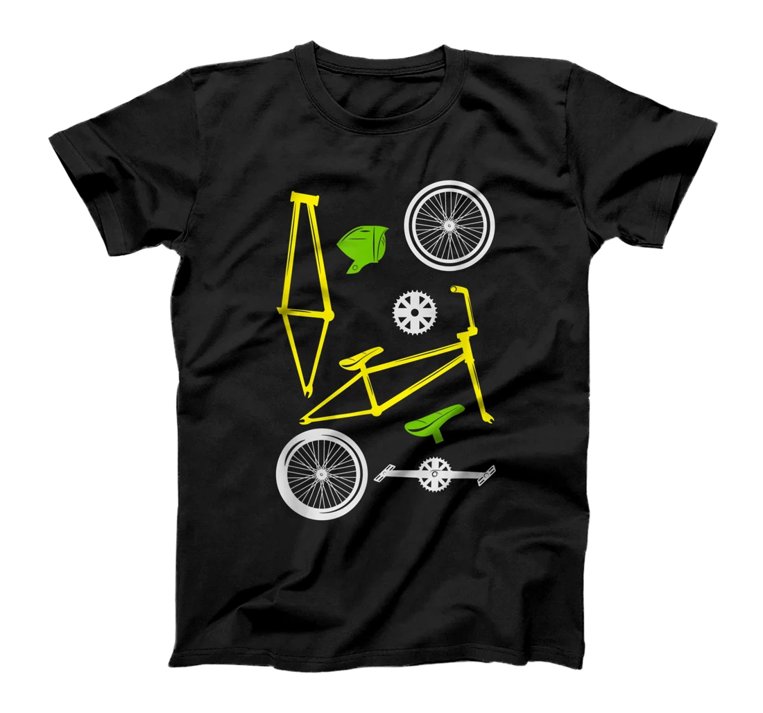 Bicycle BMX MTB Parts Love Cycling Biker Offroad Cyclist T-Shirt