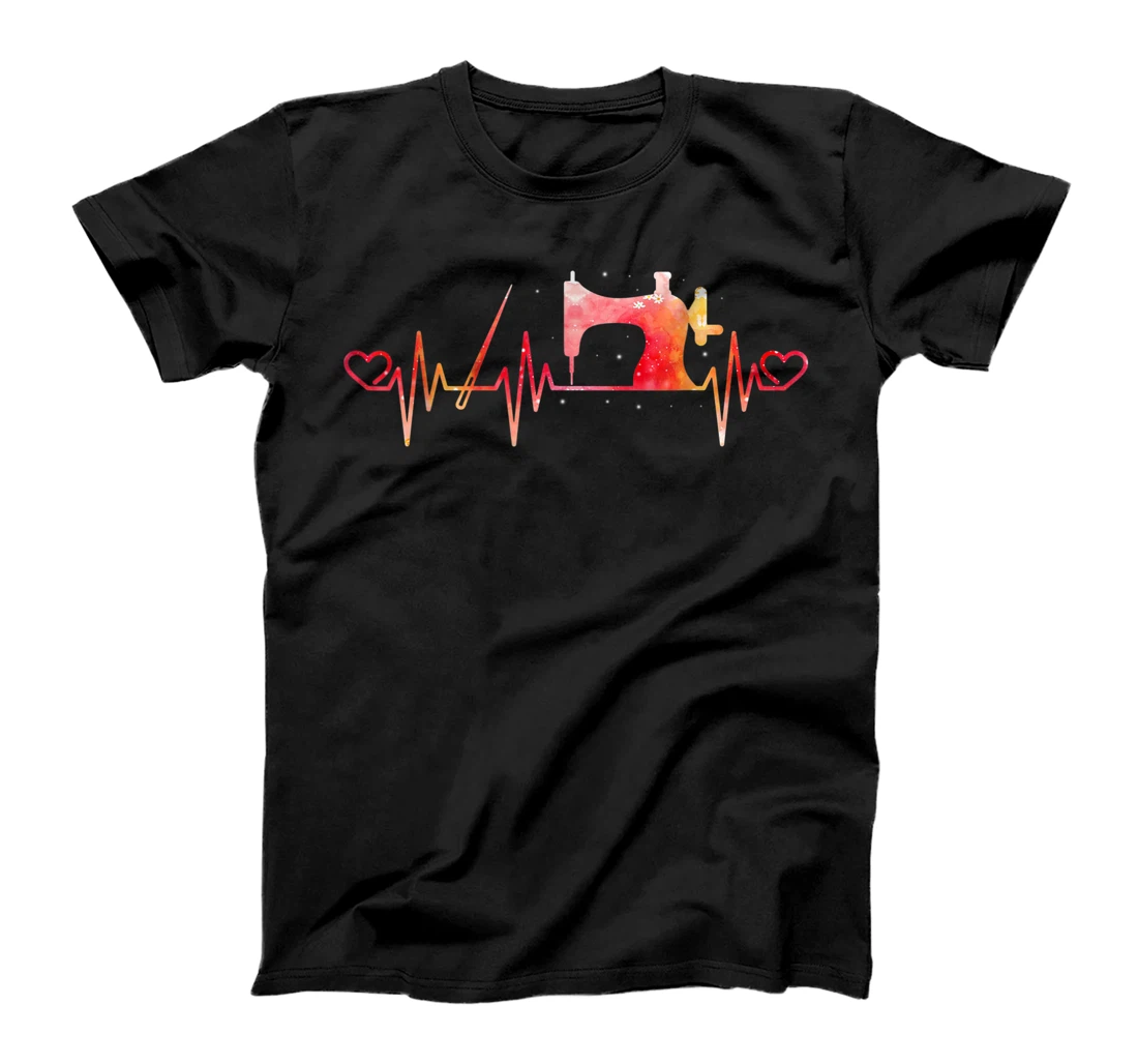 Personalized Quilting Sewing Heart Beat Is My Lovers T-Shirt