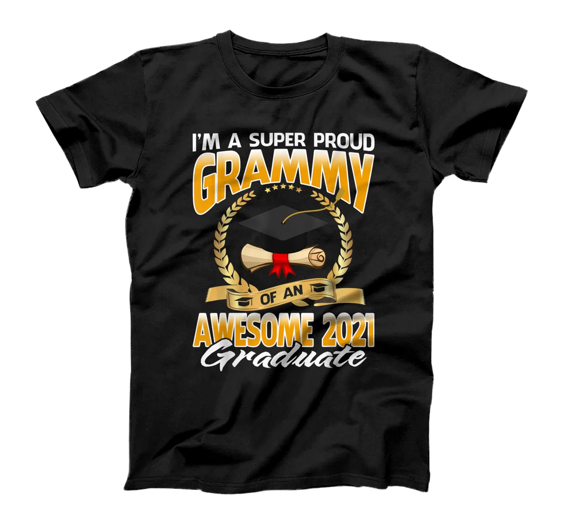 Personalized I'm A Super Proud Grammy Of An Awesome 2021 Graduate T-Shirt
