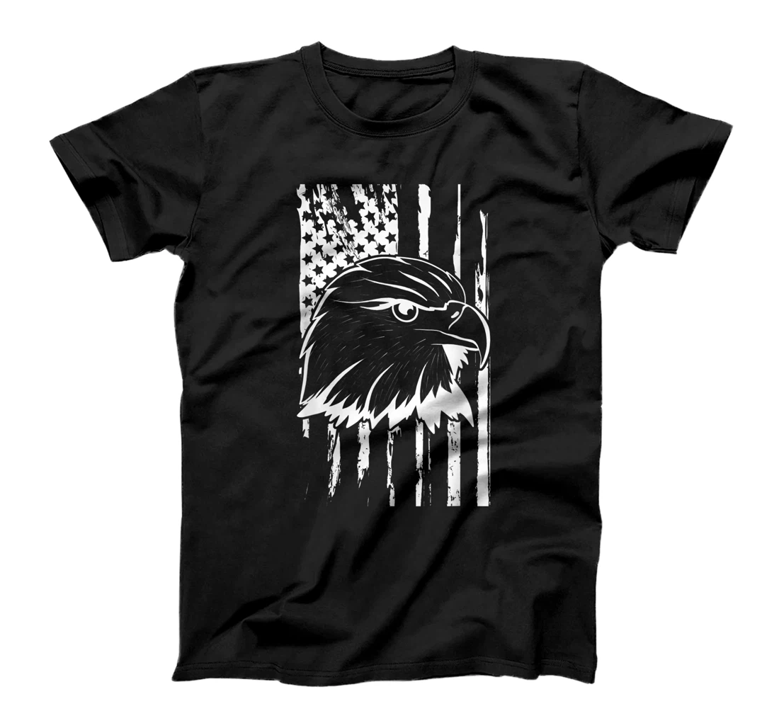 Personalized USA Flag Patriotic Eagle Happy 4th Of July Independence Day T-Shirt