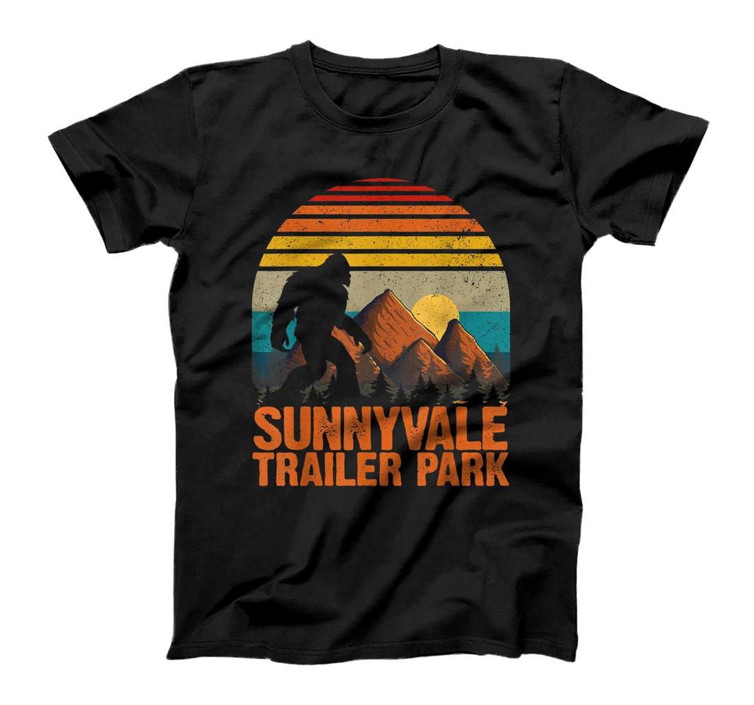 Personalized Sunnyvale Trailer Park Bigfoot National Park Mountains T-Shirt