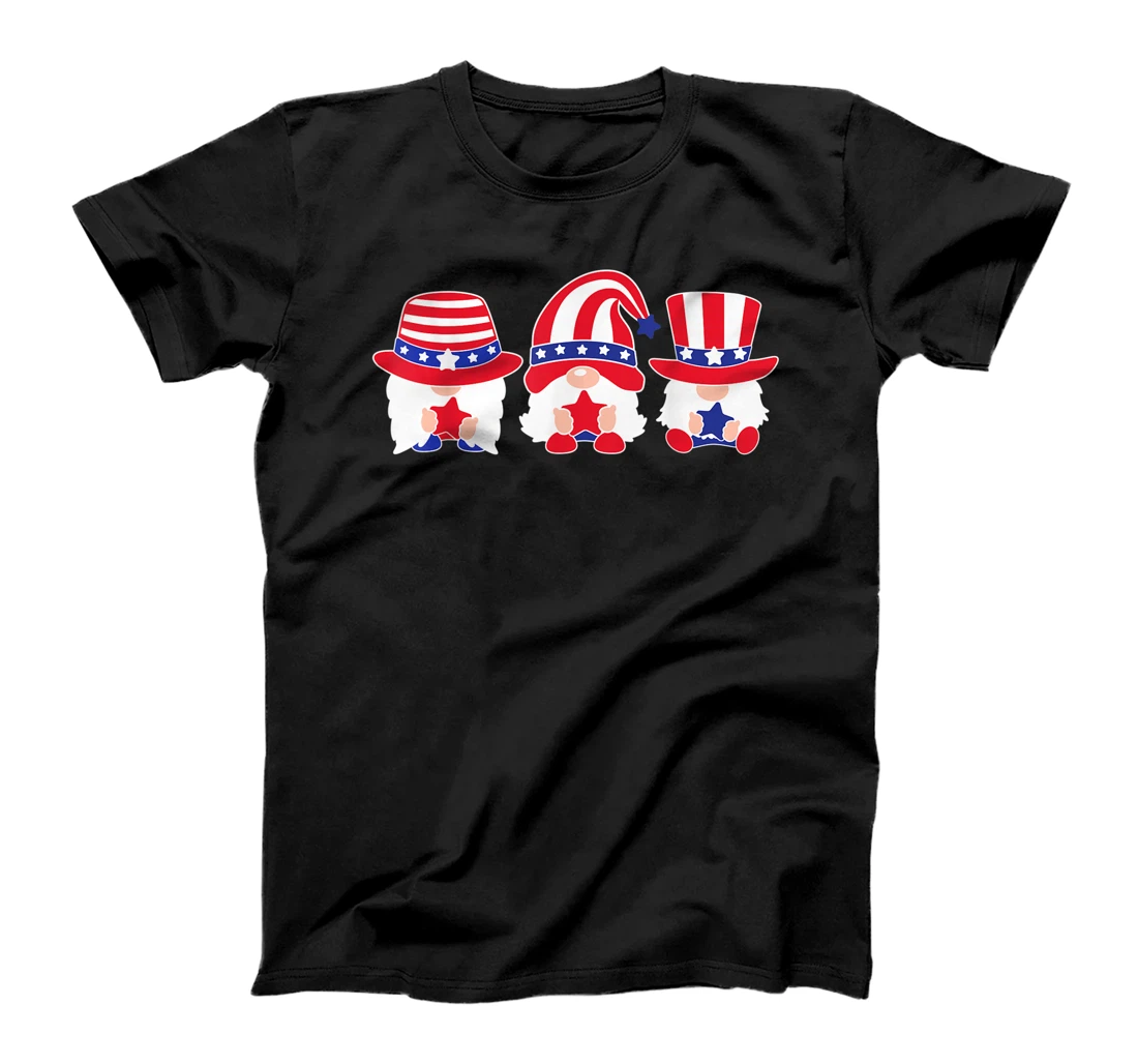 American Patriotic Gnomes 4th Of July Independence Day T-Shirt