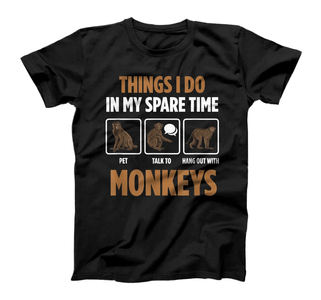 Personalized Monkey and Ape Funny Primate T-Shirt