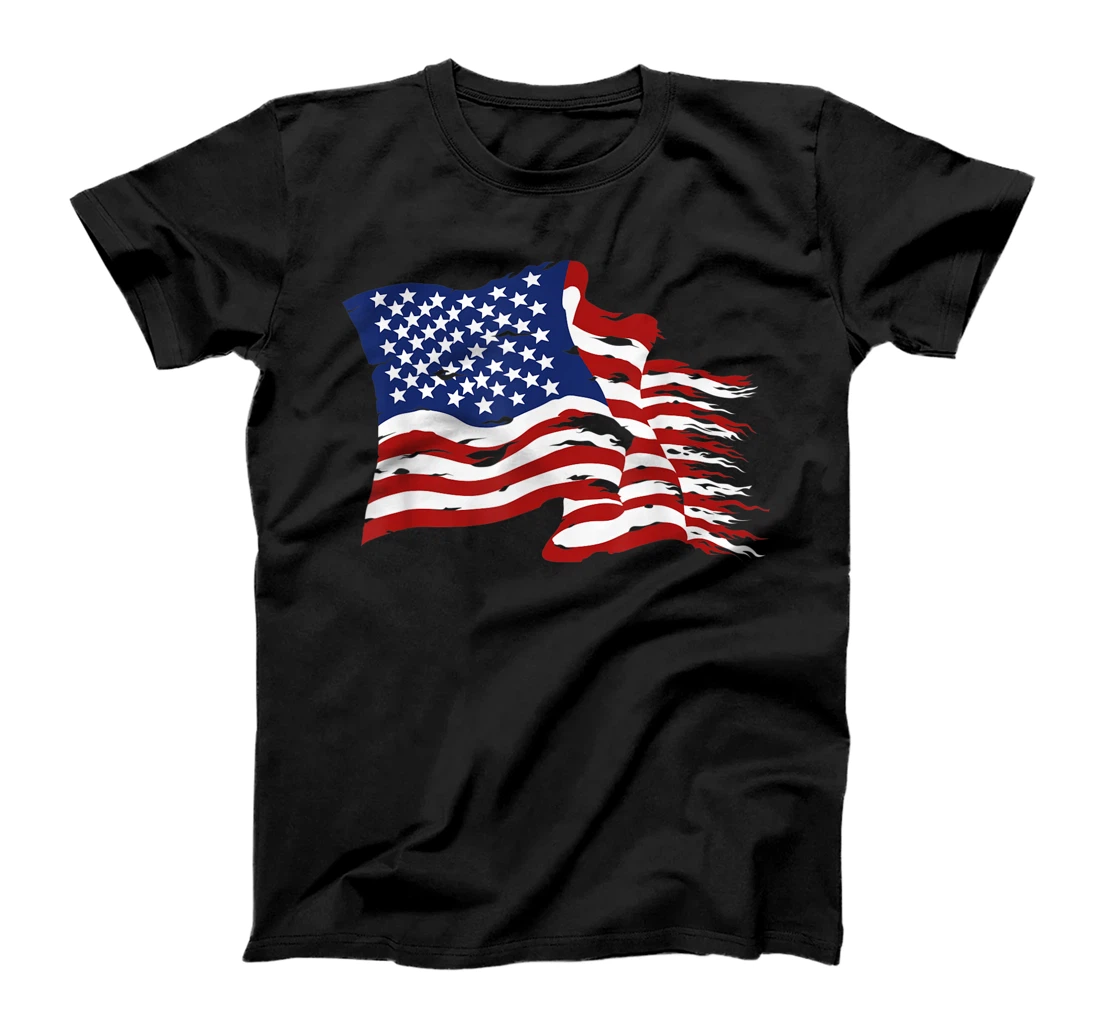 Personalized USA Flag 4th Of July Independence Day T-Shirt