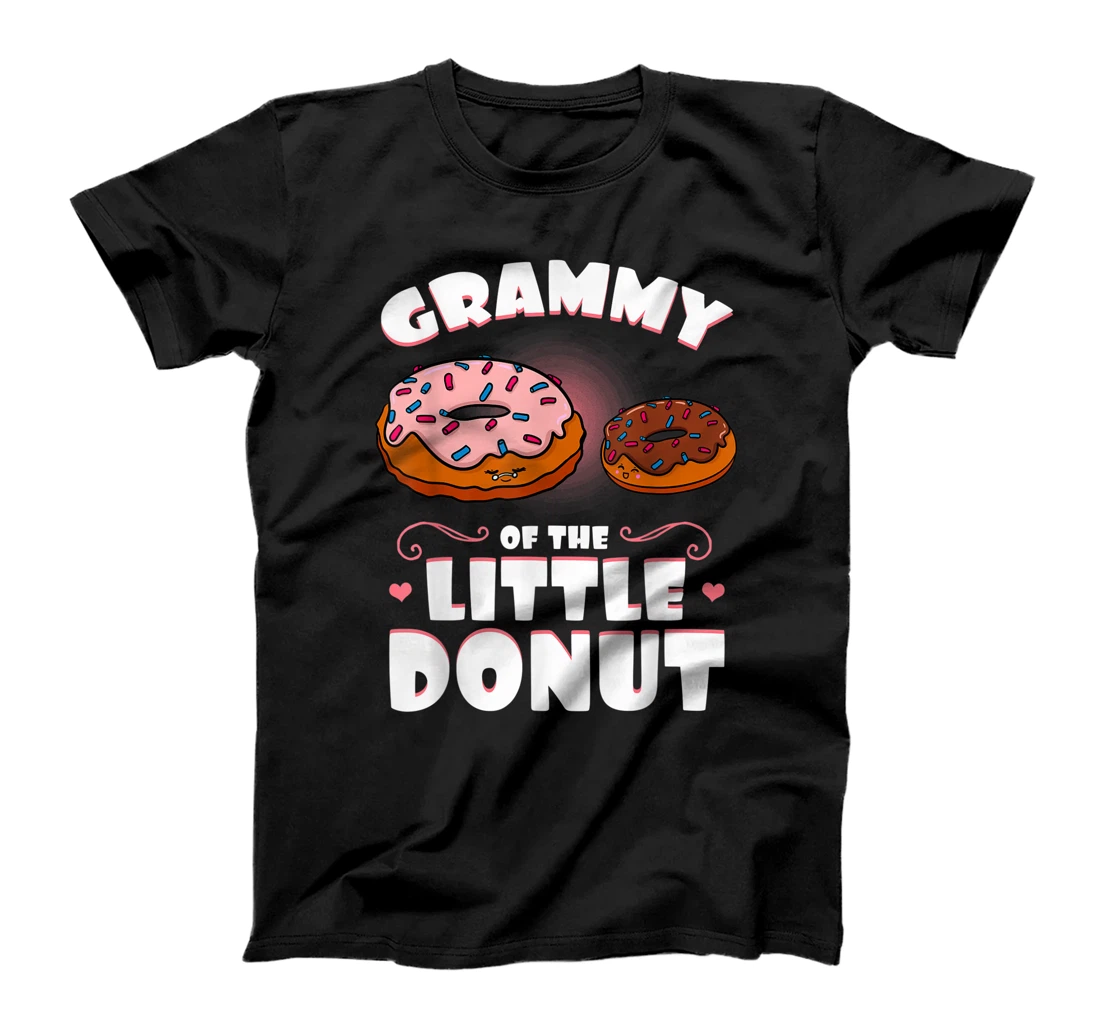 Personalized Grammy Of The Little Donut Gender Reveal Baby Shower T-Shirt