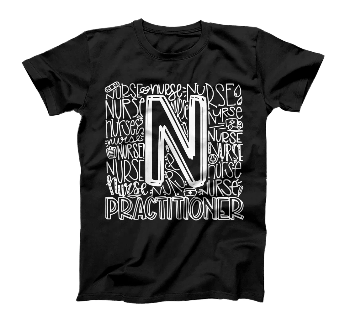 Personalized Typography Designs Nurse Practitioner 2021 T-Shirt, Kid T-Shirt and Women T-Shirt