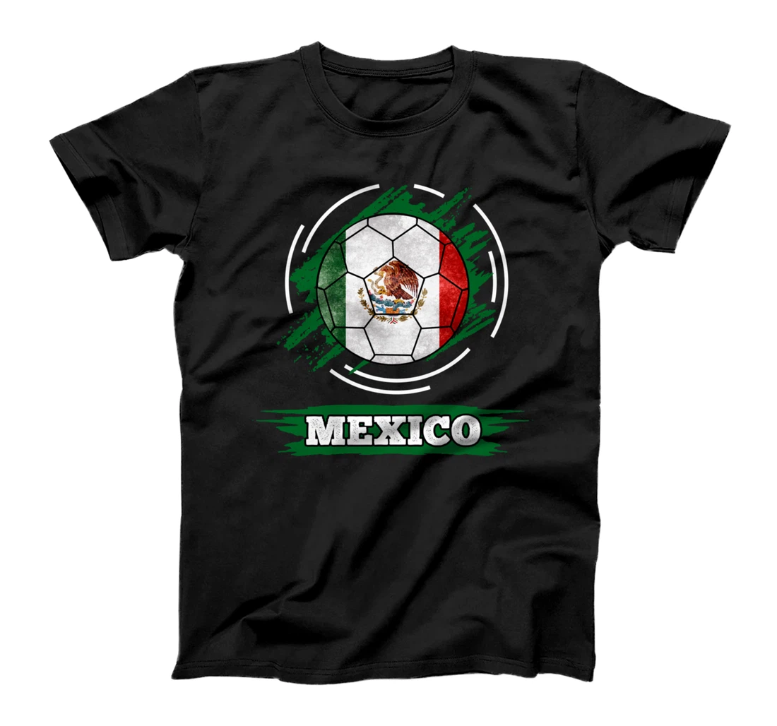 Soccer Country Flag Mexico (D003-0016) T-Shirt