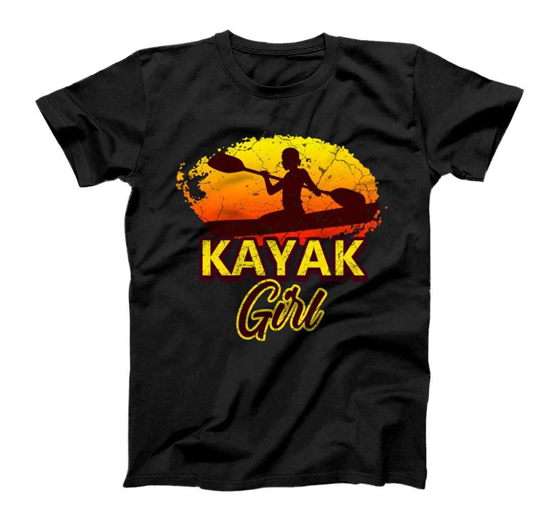 Personalized Paddling Sport Kayaks Boating Kayak Girl T-Shirt