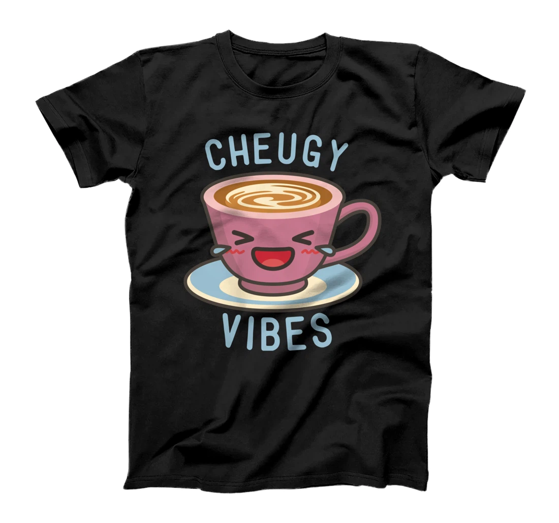 Personalized Funny Cheugy Quote Feeling Cheugy Laughing Coffee Emoticon T-Shirt