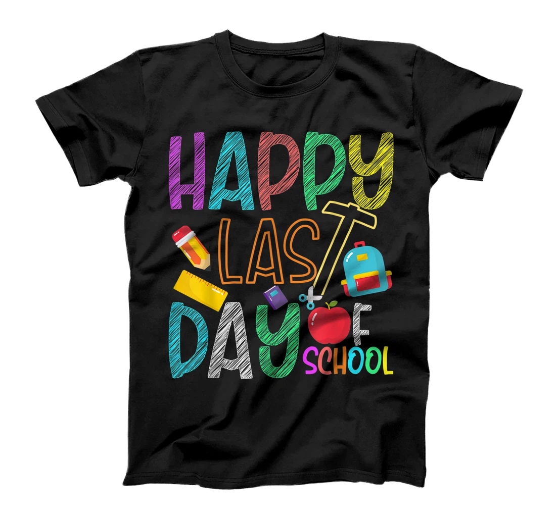 Happy Last Day of School for Teachers Kindergarten Summer T-Shirt, Kid T-Shirt and Women T-Shirt