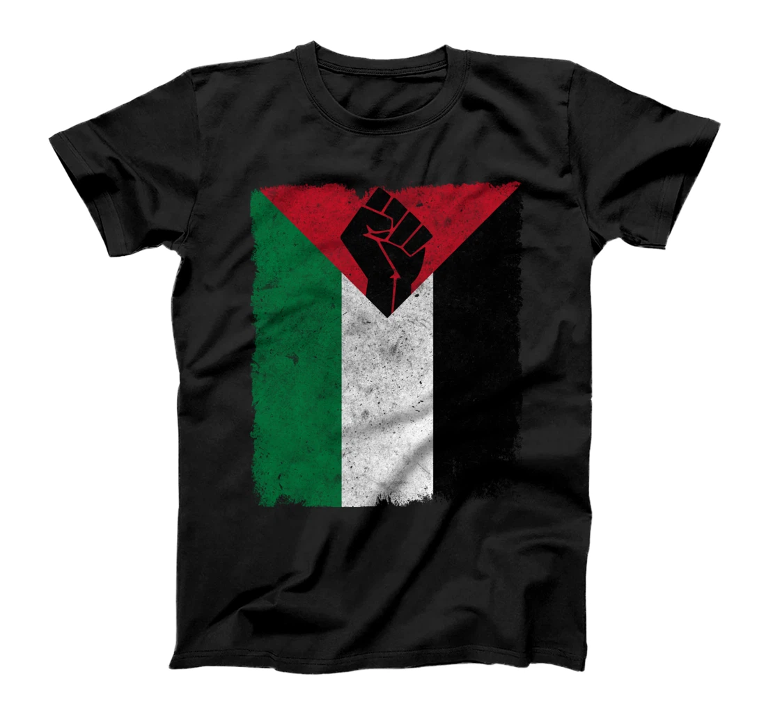 Free Palestine Gaza Palestinian Flag Stand With Falastin Tee T-Shirt