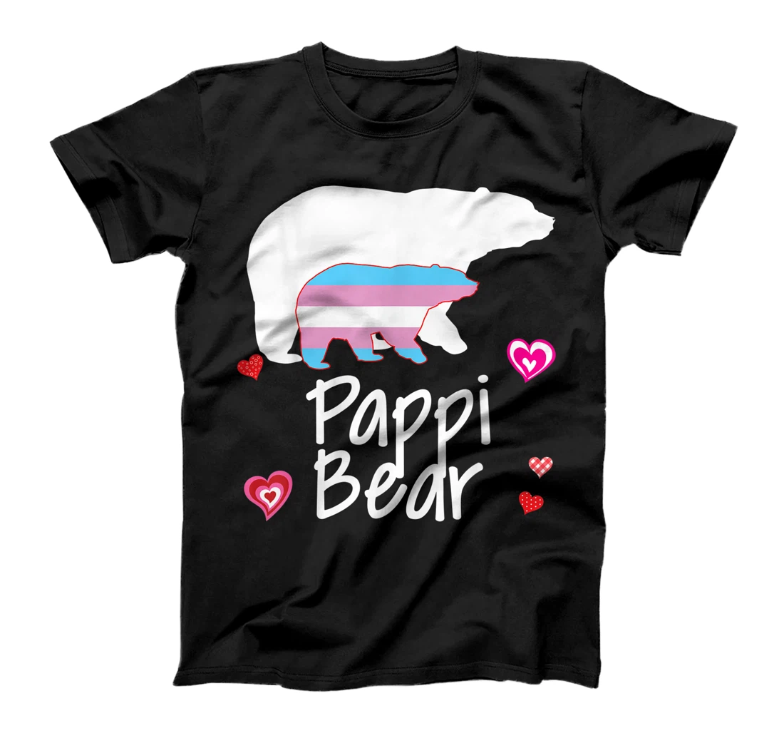 Pappi LGBT Bear Transgender Rainbow LGBT Gay Lesbian Pride T-Shirt, Women T-Shirt