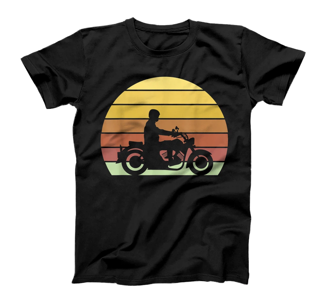 Retro Sunset Motorcycle Cruiser Bike Easy Rider Motor Bike T-Shirt, Women T-Shirt