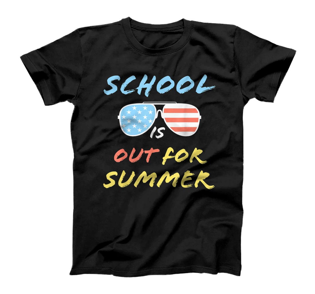 Schools Out For Summer Retro USA T-Shirt, Kid T-Shirt and Women T-Shirt