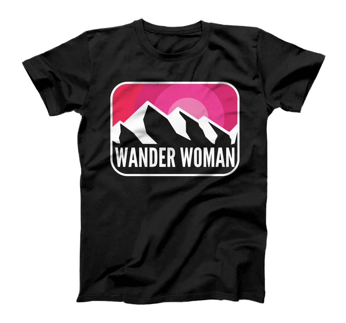 Camping Wander Woman Cute Mountain Climbing or Hiking Gear T-Shirt