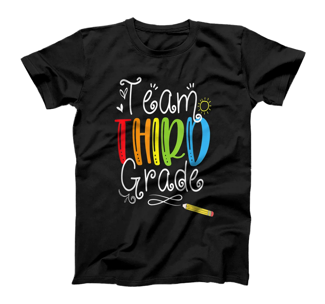 Personalized Back To School Gifts Team Third Grade 3rd Teacher Student T-Shirt, Kid T-Shirt and Women T-Shirt