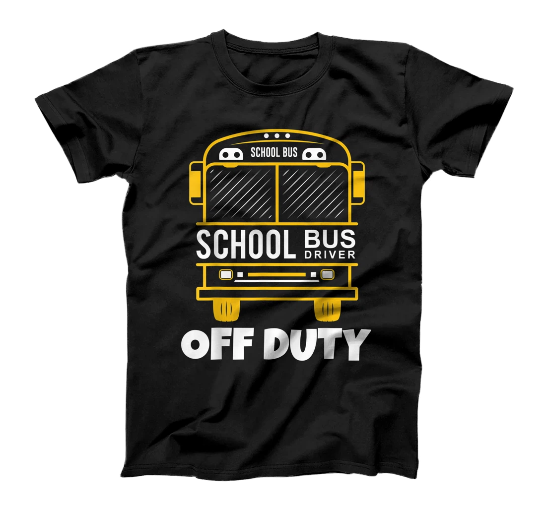 Personalized Bus Driver Off Duty Sunglasses Beach Yellow School Bus T-Shirt, Women T-Shirt