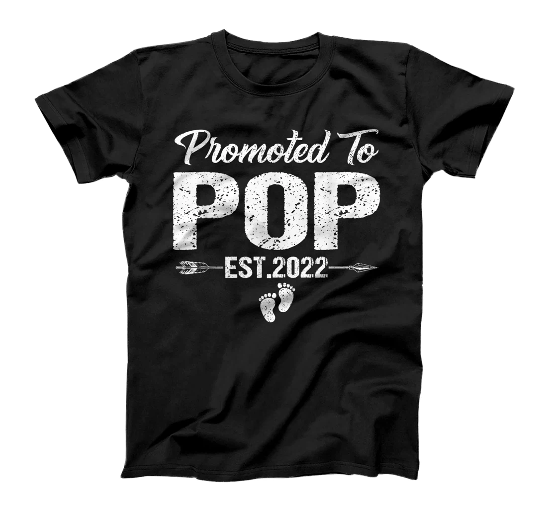 Personalized Mens Funny Promoted To Pop Est.2022 First Pop T-Shirt
