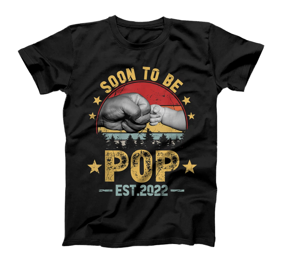Personalized Mens Retro Soon To Be Pop Est 2022 First Pop T-Shirt