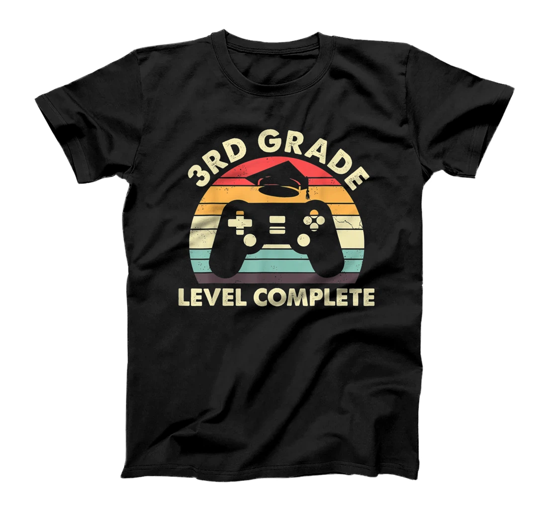 Personalized 3rd Grade Level Complete TShirt Graduation Gift for Gamer T-Shirt, Kid T-Shirt and Women T-Shirt