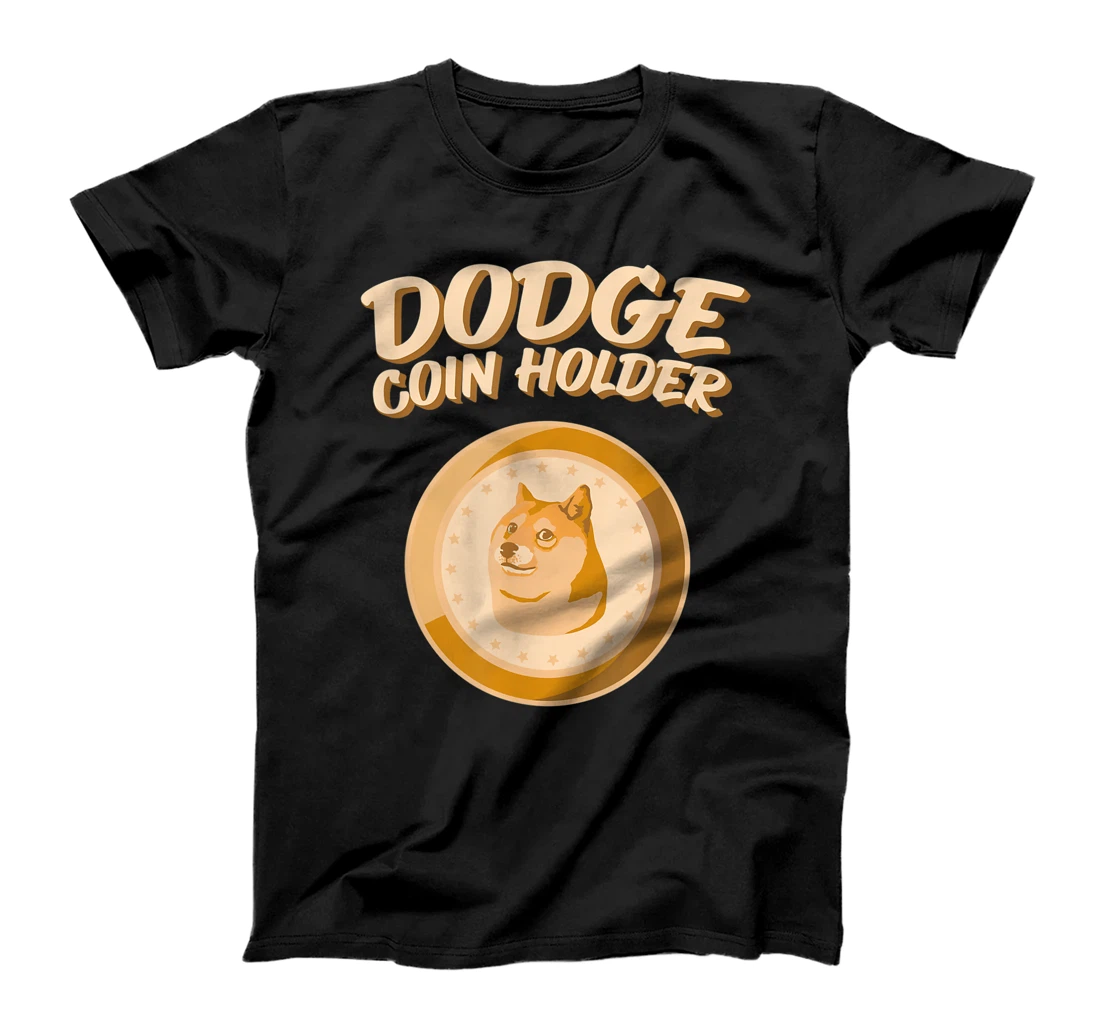 Dodgecoin Coin Holder Cryptocurrency Bitcoin Blockchain T-Shirt, Women T-Shirt