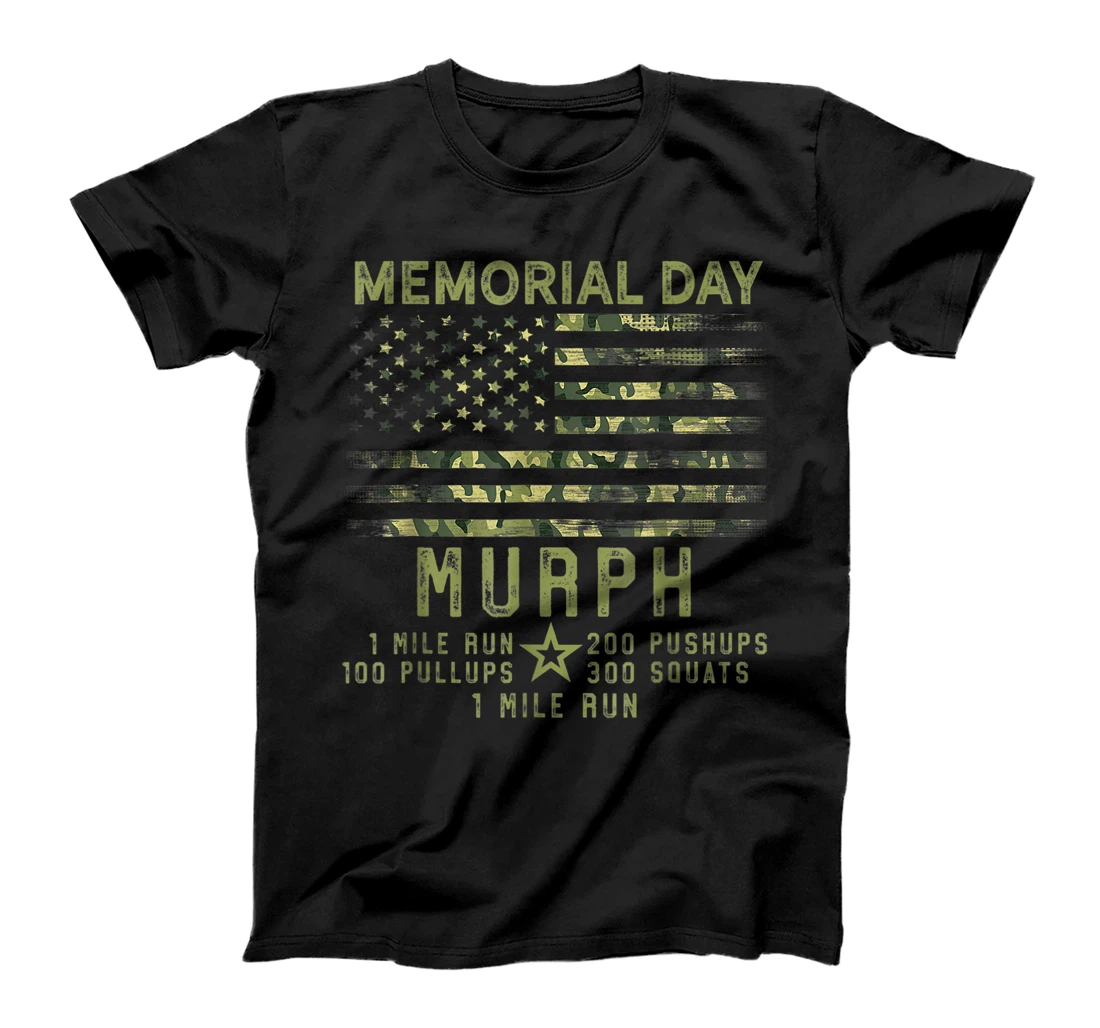 Personalized Murph Challenge Memorial Day WOD Workout Gear 2021 T-Shirt, Women T-Shirt