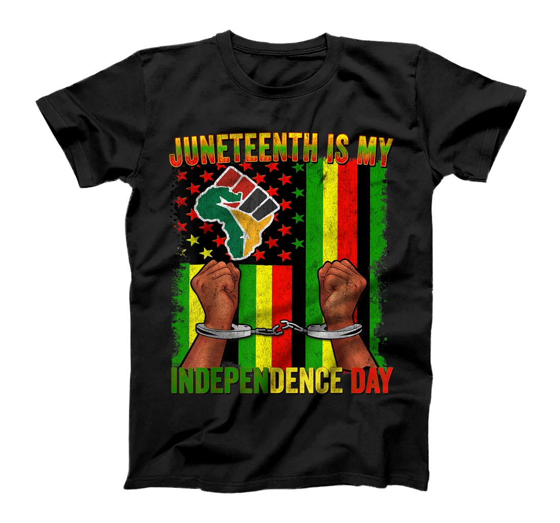 Juneteenth Freedom Flag 1865 Is My Independence Day Mens T-Shirt, Kid T-Shirt and Women T-Shirt