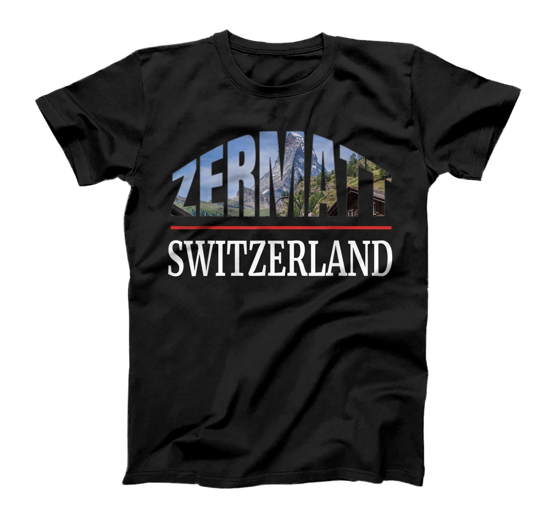 Zermatt Switzerland Travel Souvenirs Travel Photography City T-Shirt, Kid T-Shirt and Women T-Shirt