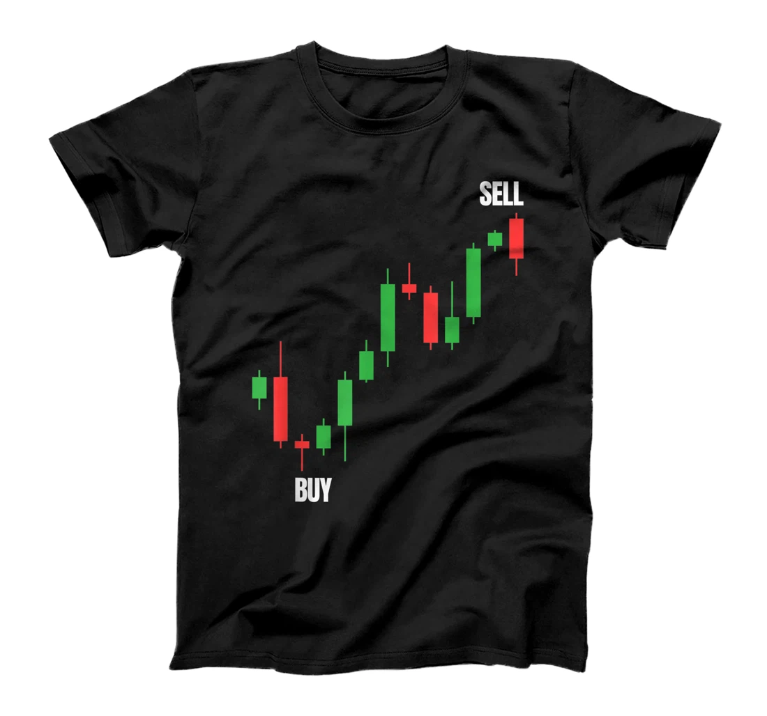 Personalized Funny Day Trading Buy Low Sell High Stock Trading T-Shirt, Women T-Shirt