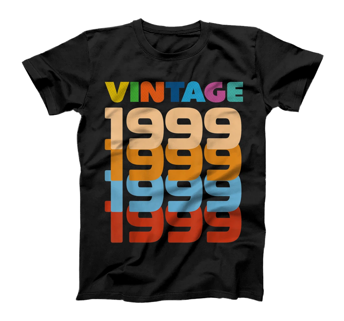 Personalized 1999 Vintage Style Happy 22nd B-day Outfits For Men Women T-Shirt, Kid T-Shirt and Women T-Shirt