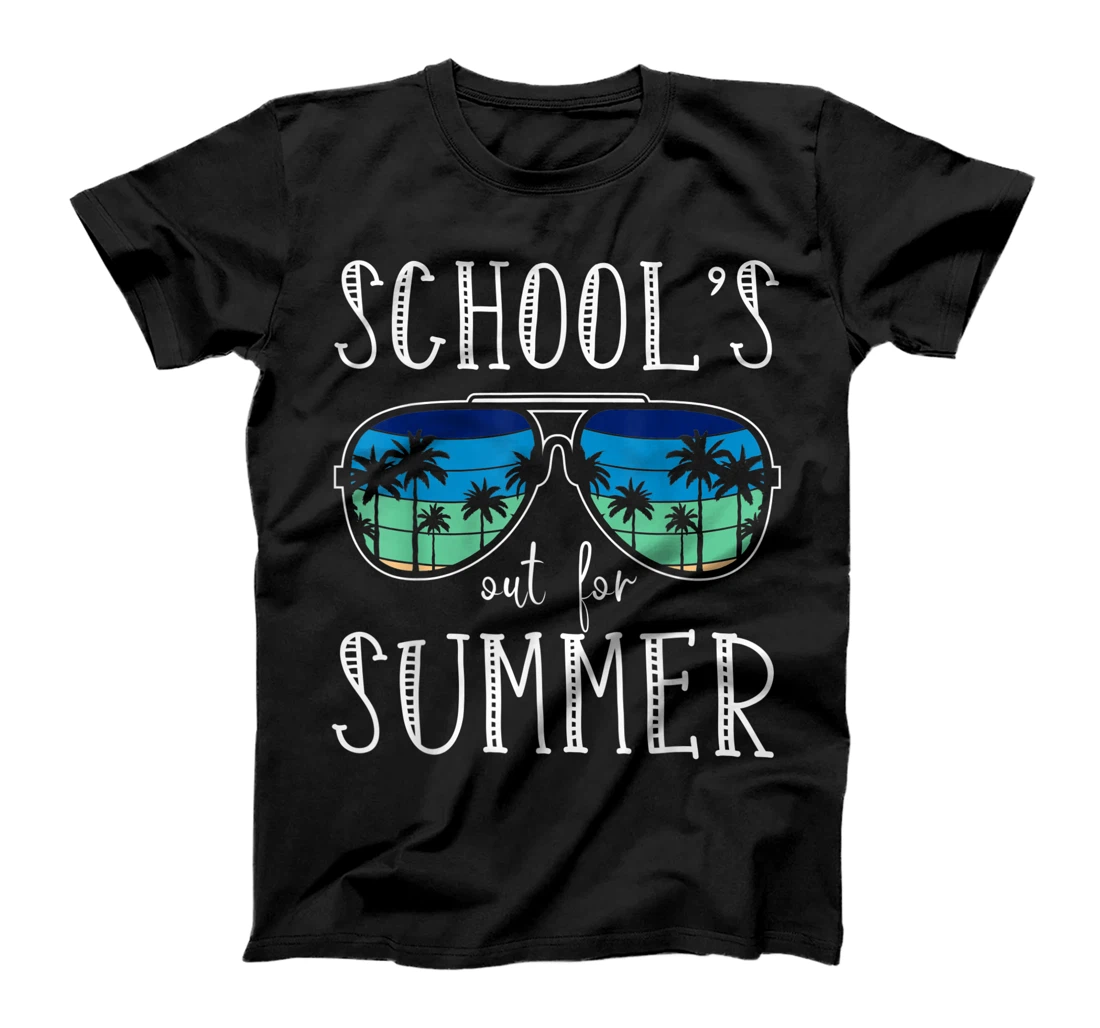 Personalized Schools Out For Summer Teacher Summer T-Shirt, Women T-Shirt
