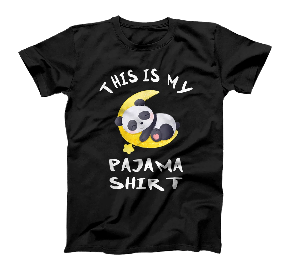 Personalized Cute Panda I This is my Pajama T-Shirt, Kid T-Shirt and Women T-Shirt