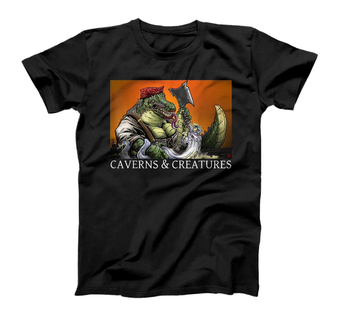 Lizardfolk Caverns & Creatures T-Shirt, Women T-Shirt