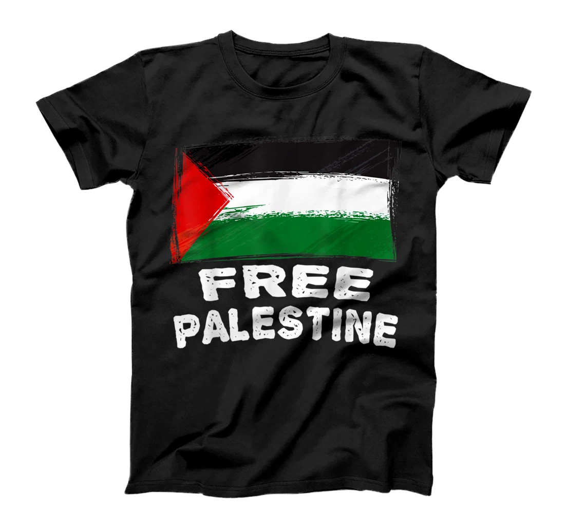 Free Palestine Flag I love Palestine Gaza Palestinian Flag T-Shirt, Women T-Shirt