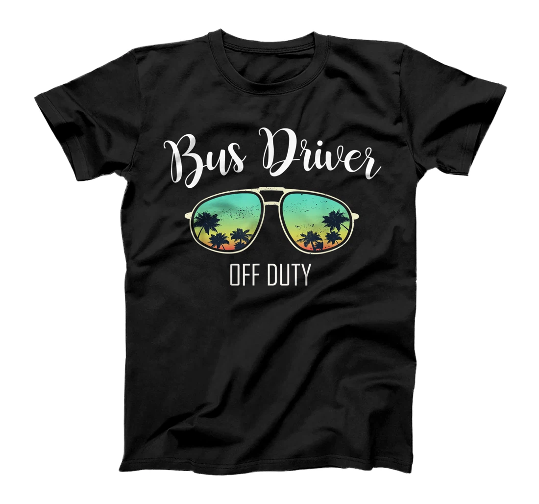 Off Duty School Bus Driver Beach Summer Vacation T-Shirt, Women T-Shirt