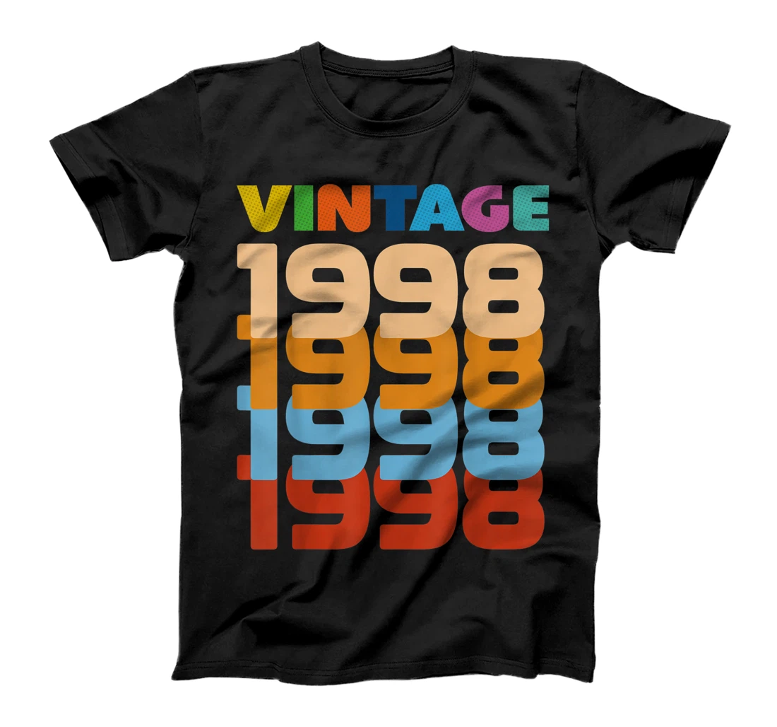 Personalized 1998 Vintage Style Happy 23rd B-day Outfits For Men Women T-Shirt, Kid T-Shirt and Women T-Shirt