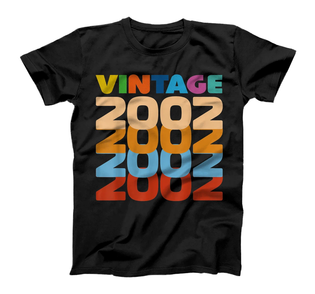 Personalized Vintage 2002 Funny 19 Years Old Design For Boys And Girls T-Shirt, Kid T-Shirt and Women T-Shirt