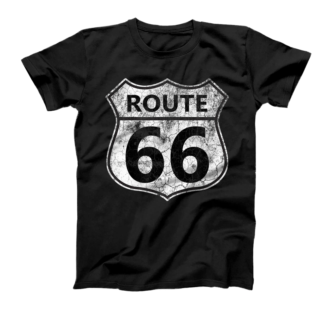 Personalized ROUTE 66 HISTORIC US HIGHWAY ROAD SIGN T-Shirt, Kid T-Shirt and Women T-Shirt