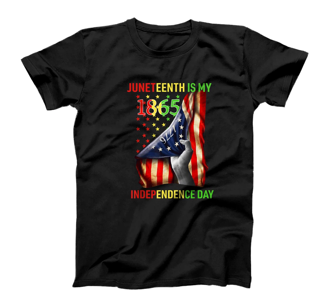 Personalized Juneteenth is my 1865 Independence Day, 4th July 1865 T-Shirt, Women T-Shirt