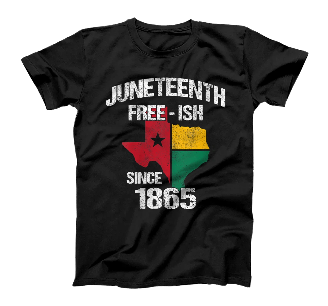 Personalized Womens Juneteenth Free-ish Since 1865 Texas Black Men Women History V-Neck T-Shirt, Women T-Shirt