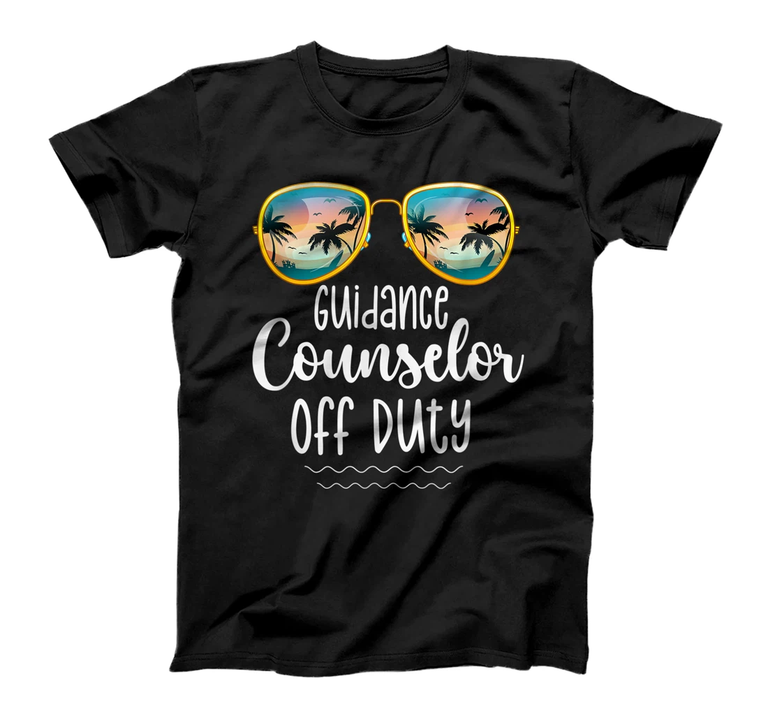 Off Duty Guidance Counselor Beach Summer Break School Shirt T-Shirt, Women T-Shirt