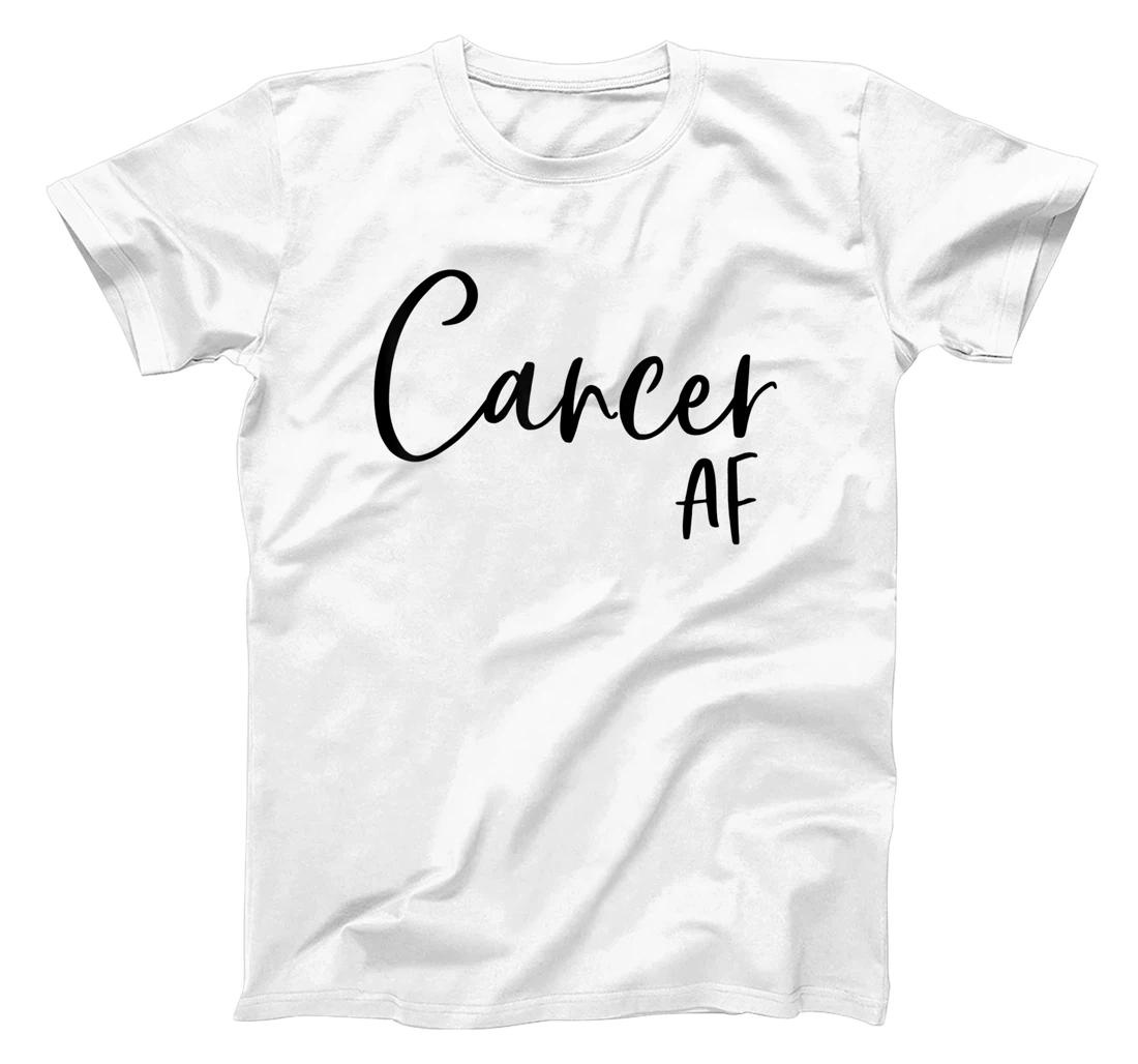Personalized Cancer AF, Star Sign Zodiac Astrology T-Shirt, Women T-Shirt