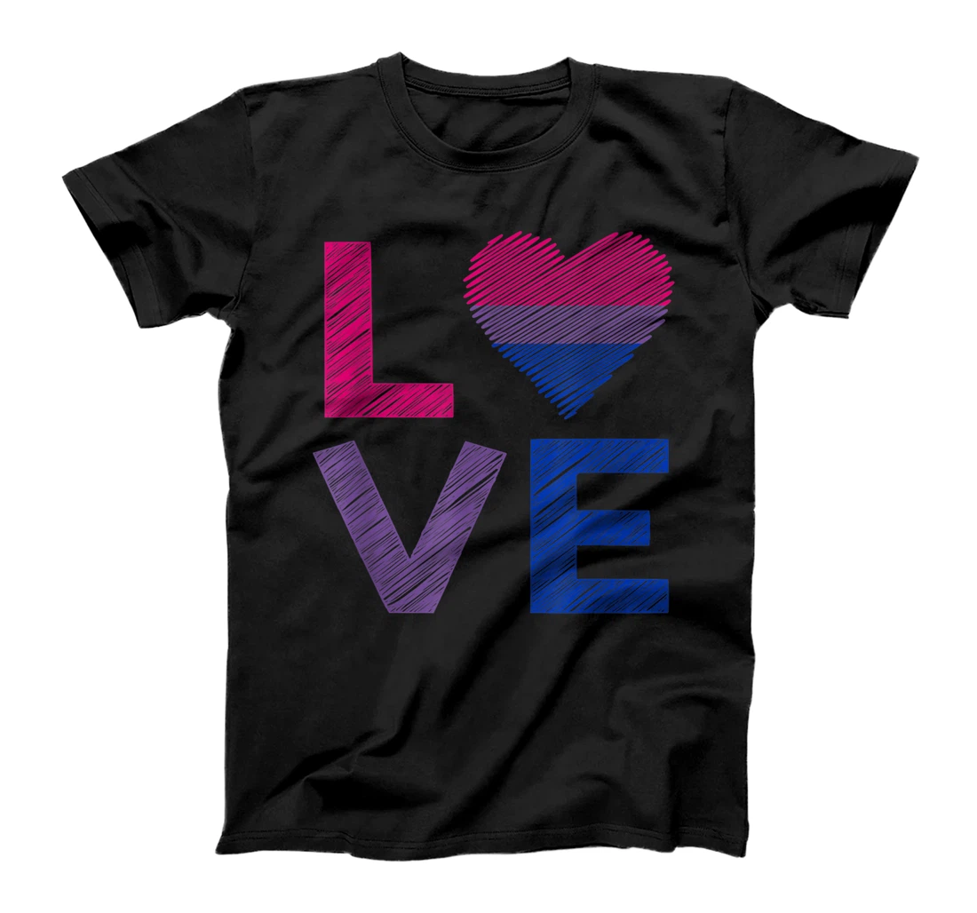 Personalized Love Vintage Heart LGBT Bisexual Colors Gay Flag Pride T-Shirt, Kid T-Shirt and Women T-Shirt