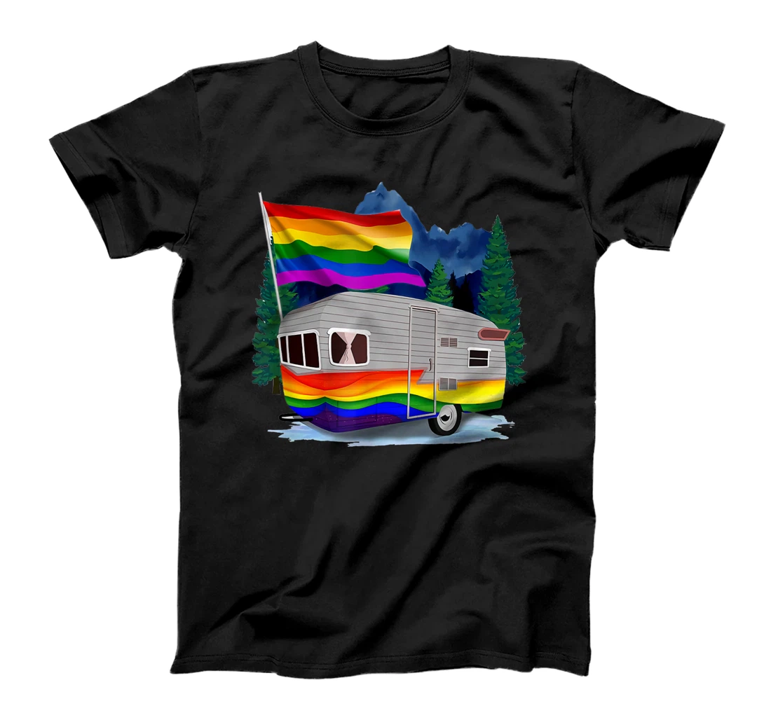 LGBT Camping - LGBT Pride Shirt T-Shirt, Kid T-Shirt and Women T-Shirt