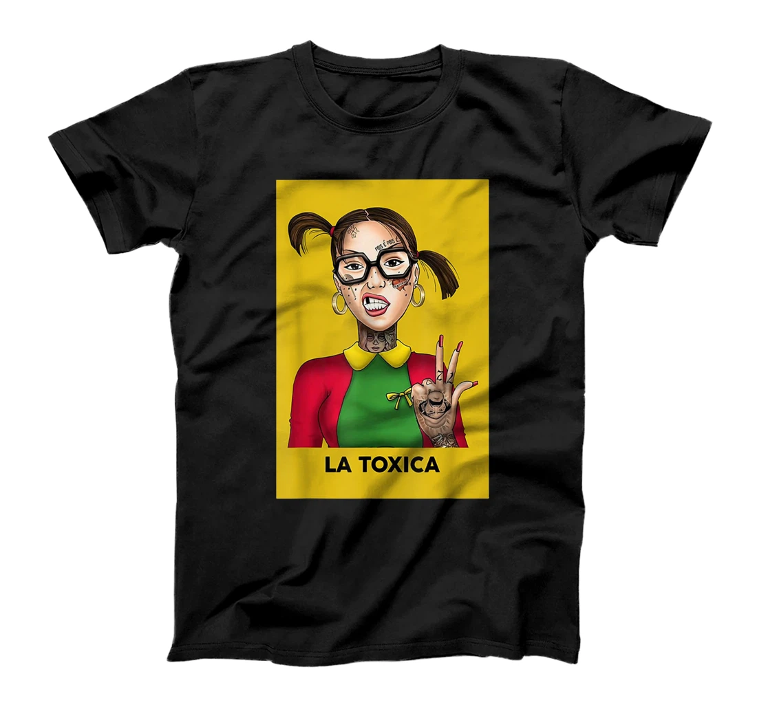 Personalized La Toxica Lottery Card Funny Tattoos Girls La Toxica Vintage T-Shirt, Women T-Shirt