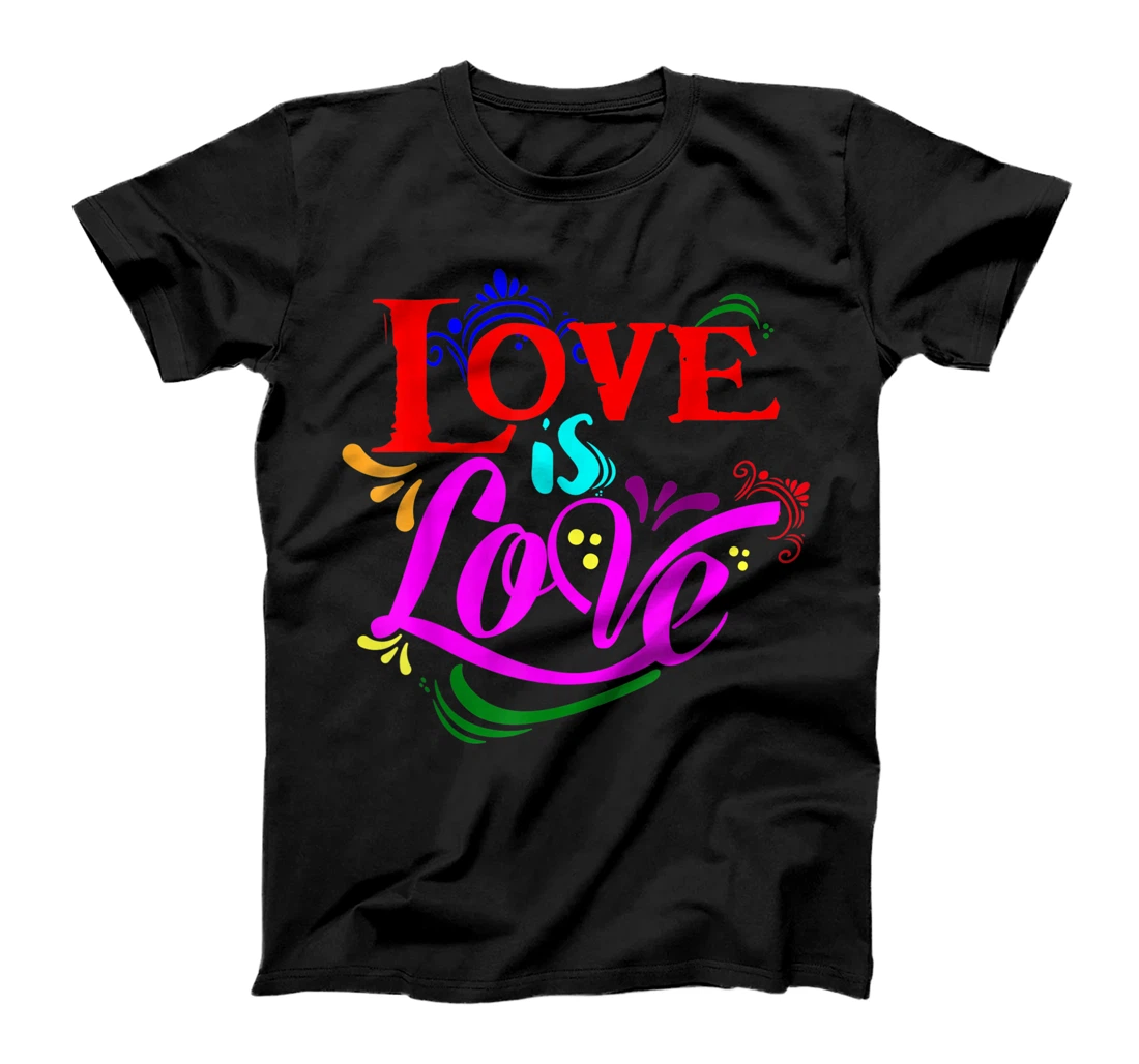 Personalized love is love Pride month LGBT love is love T-Shirt, Women T-Shirt