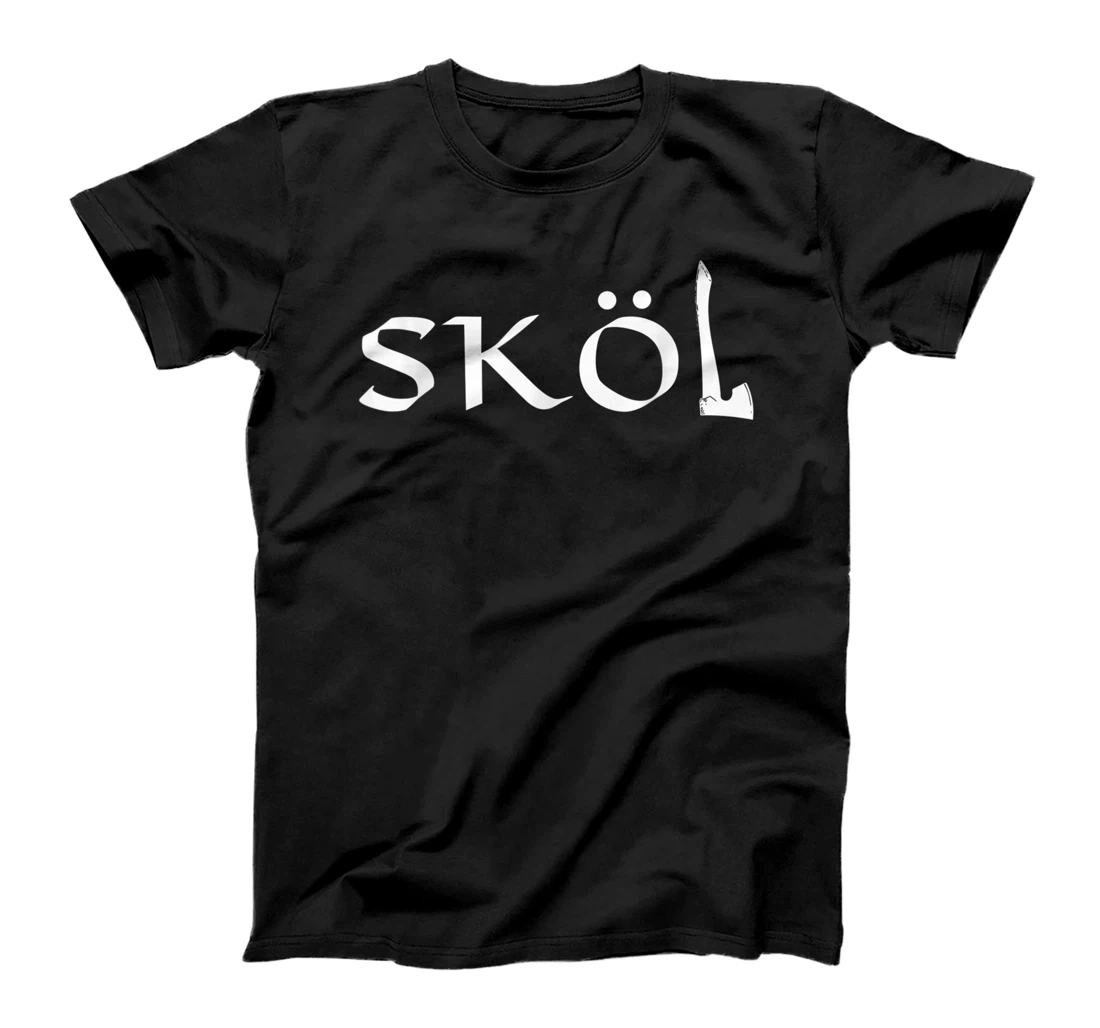 Personalized Skol-Viking. Axe Warrior. Norse Nordic Mythology. T-Shirt, Women T-Shirt