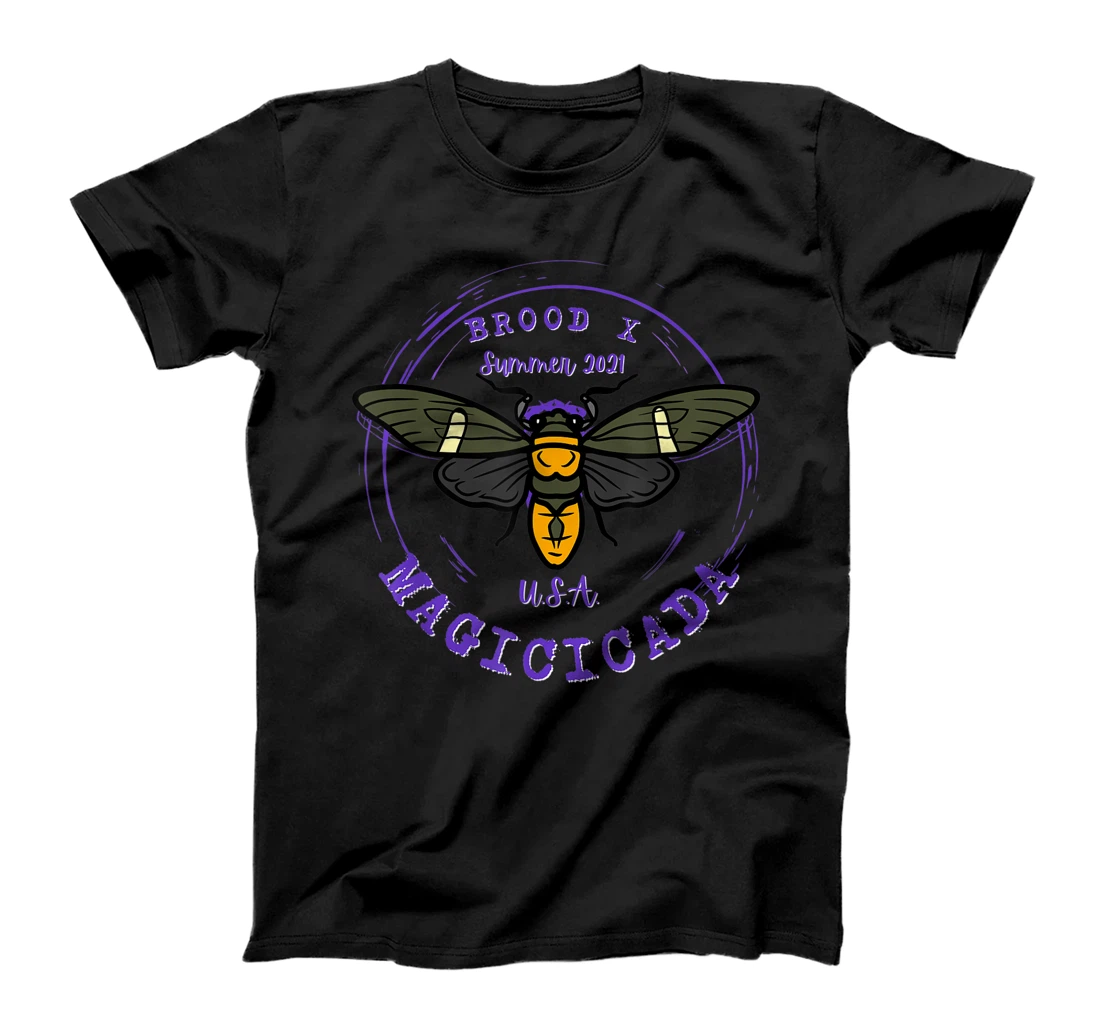 Personalized Cicada Summer Brood X Magicicada 2021 USA Bug Insect Lovers T-Shirt, Women T-Shirt